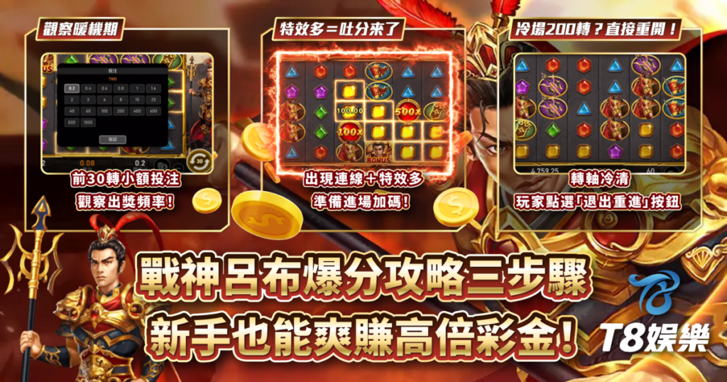 戰神呂布,RSG電子,老虎機,老虎機攻略,T8娛樂城