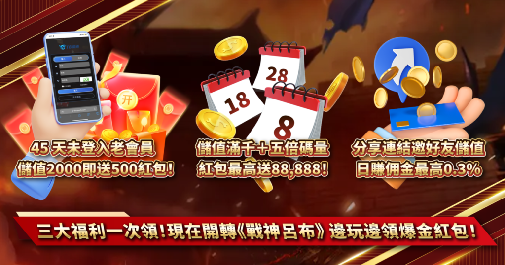 戰神呂布,RSG電子,老虎機,老虎機攻略,T8娛樂城