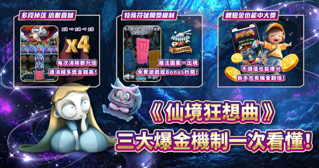 仙境狂想曲,ATG電子,老虎機,老虎機攻略,T8娛樂城