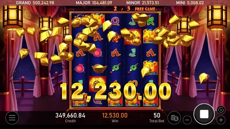 鼠來寶老虎機爆金畫面