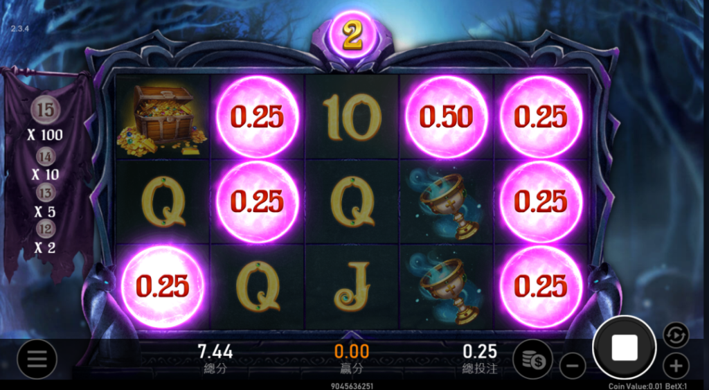 RSG電子 美狄亞老虎機 遊戲畫面