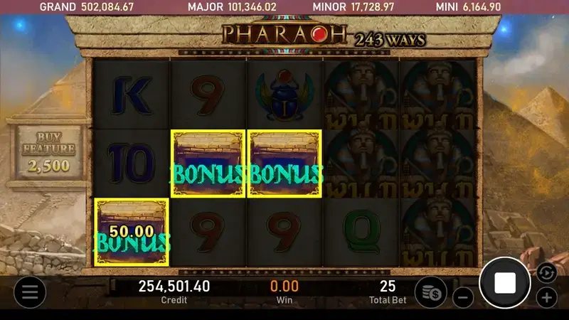 RSG電子 法老王老虎機 遊戲畫面