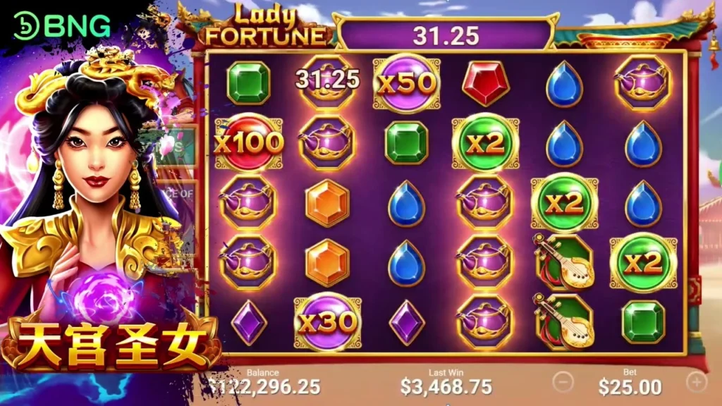 天宮聖女, BNG電子, 老虎機, 電子遊戲, T8娛樂城