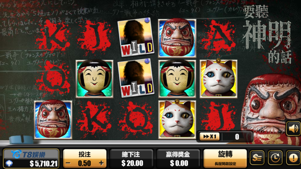 要聽神明的話, 老虎機, CG電子, T8娛樂城, 要聽神明的話老虎機